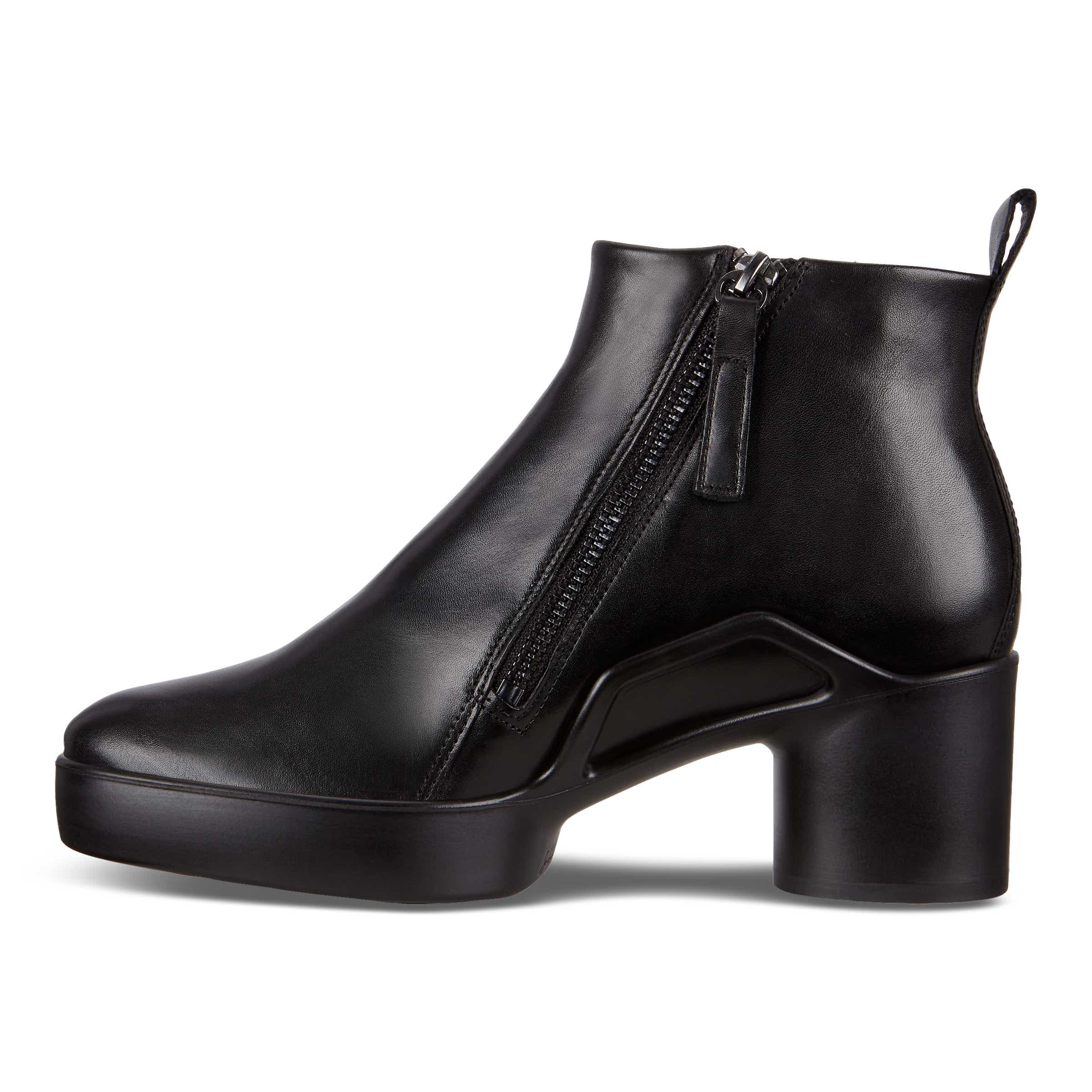 ECCO Shape Sculpted Motion 35 ウィメンズ レザーアンクルブーツ - 黒 - Inside