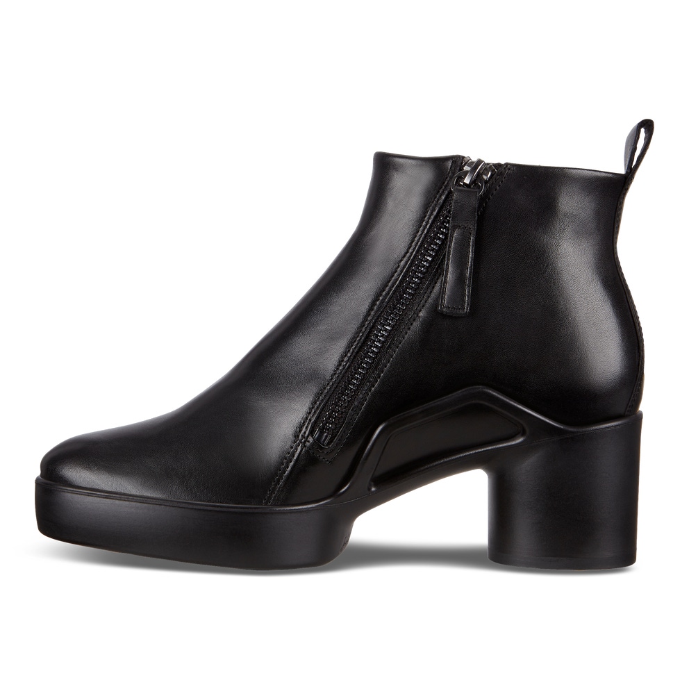 ECCO Women's Shape Sculpted Motion 35 MM Ankle Boots - Black - Inside