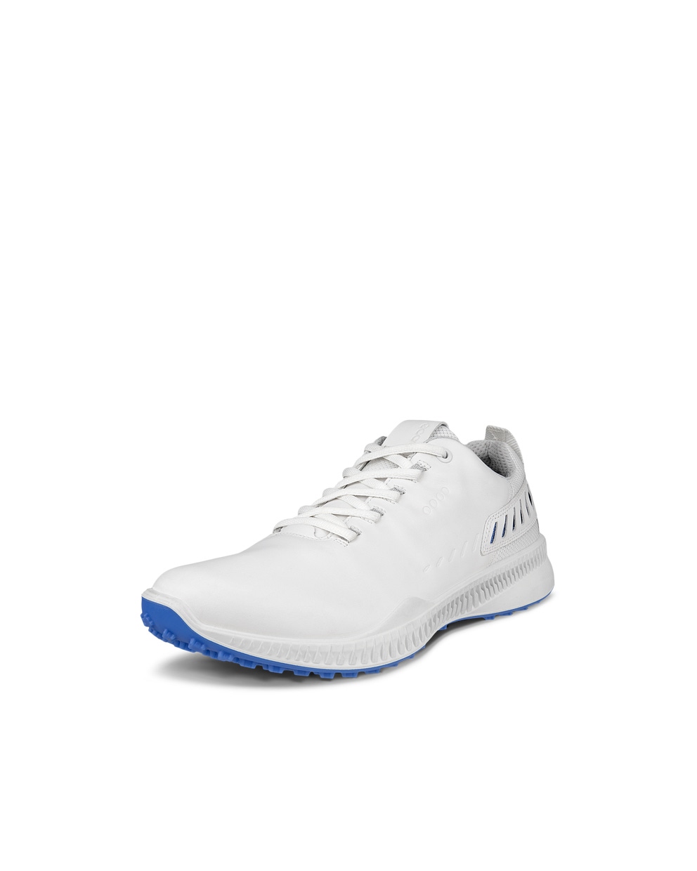 Men's ECCO® Golf S-Hybrid Leather Waterproof Shoe - White - Main