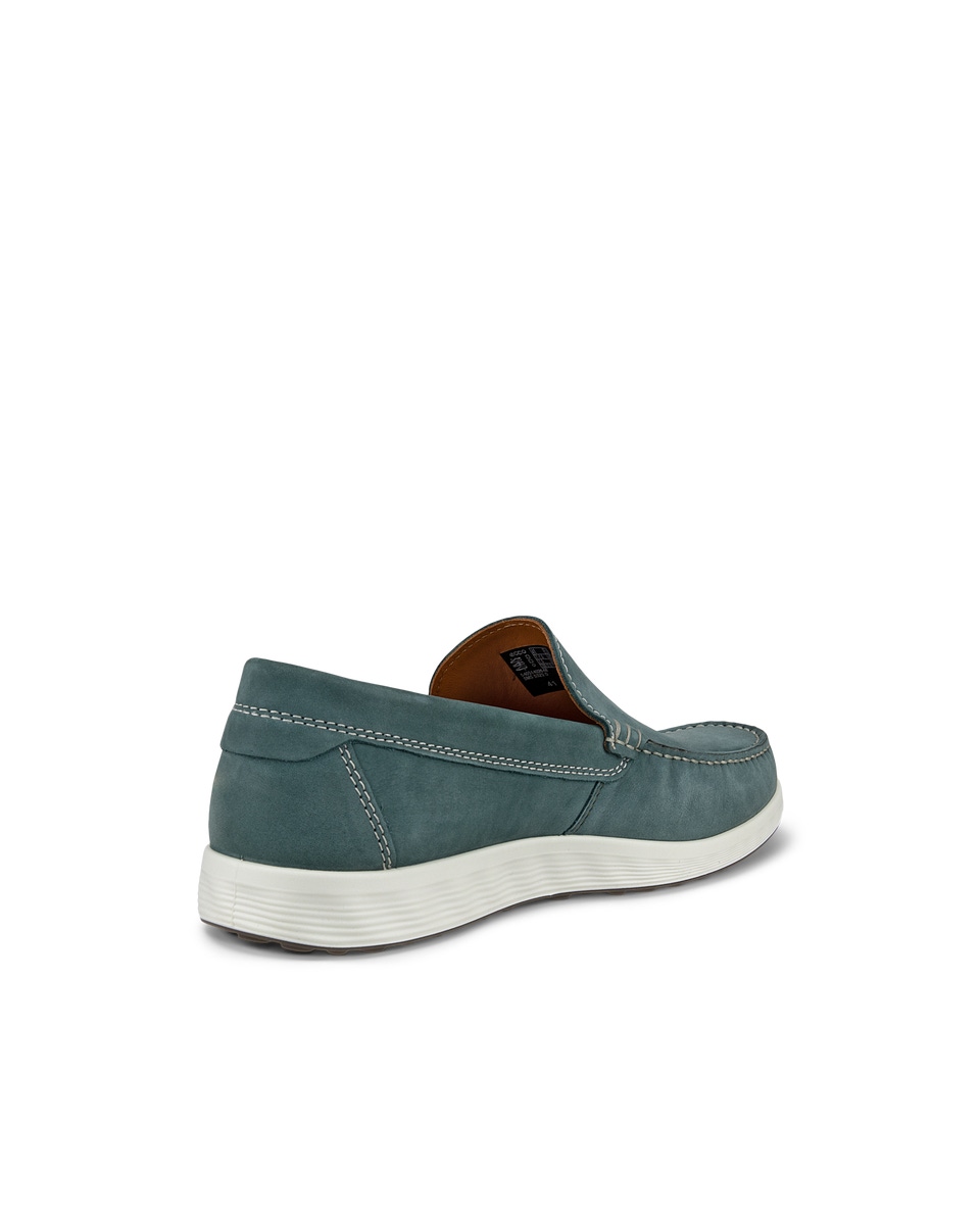 Ecco moccasin mens blue online