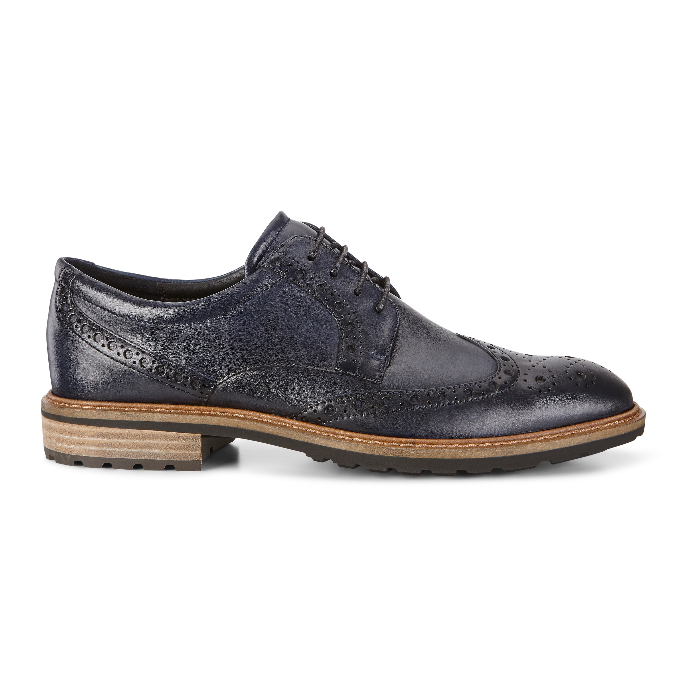 ECCO Vitrus I Derby Brogue - Blue - Outside