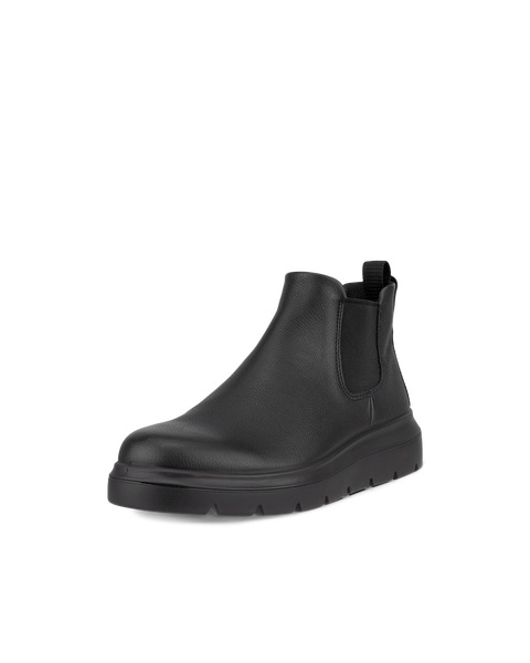 Women's ECCO® Nouvelle Leather Low Chelsea Boot - Black - Main