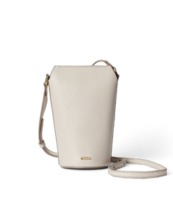 ECCO® Pot Pebbled sac bandoulière cuir - Beige - Main