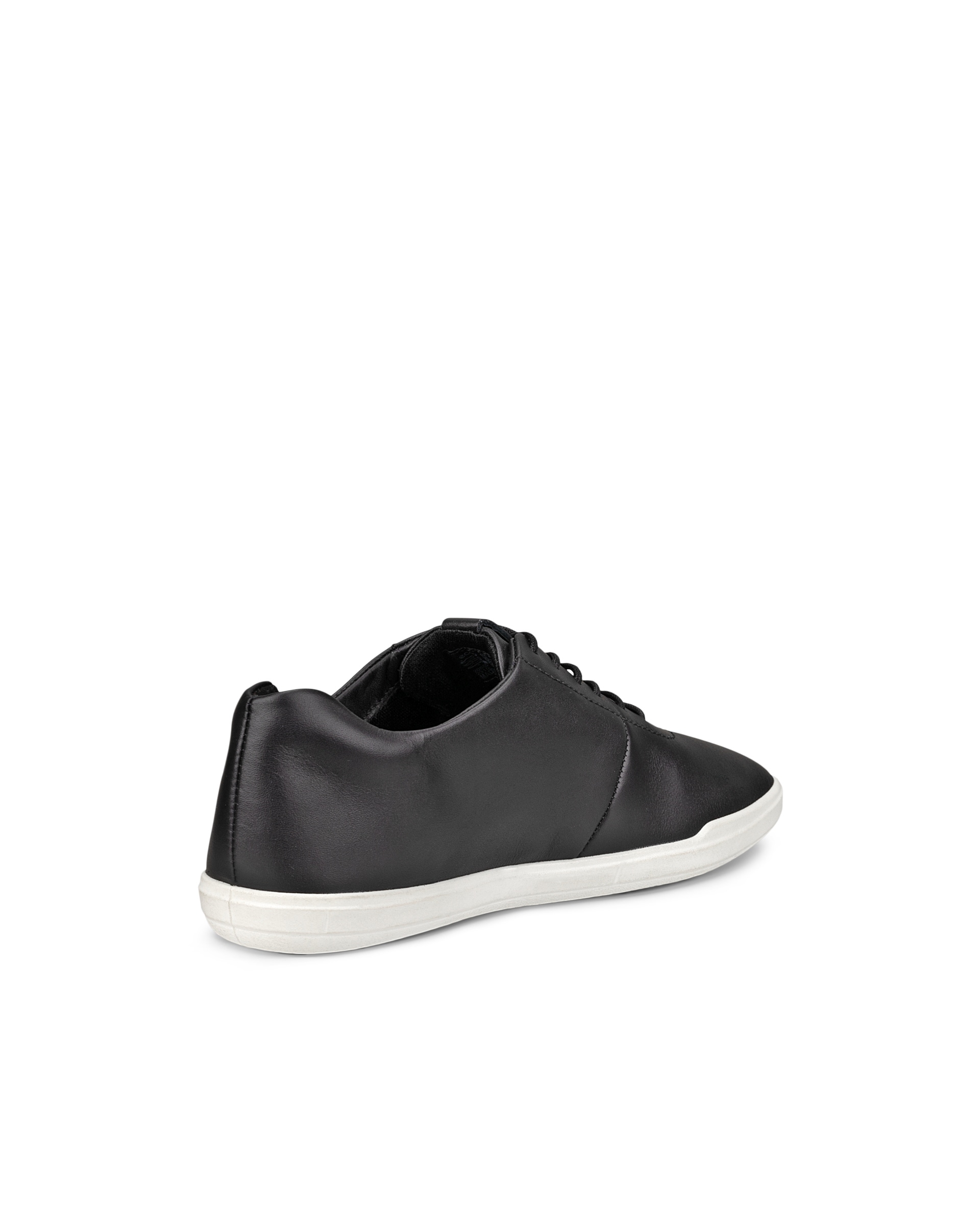 Women's ECCO® Simpil Leather Lace-Up Shoe - Black - Back