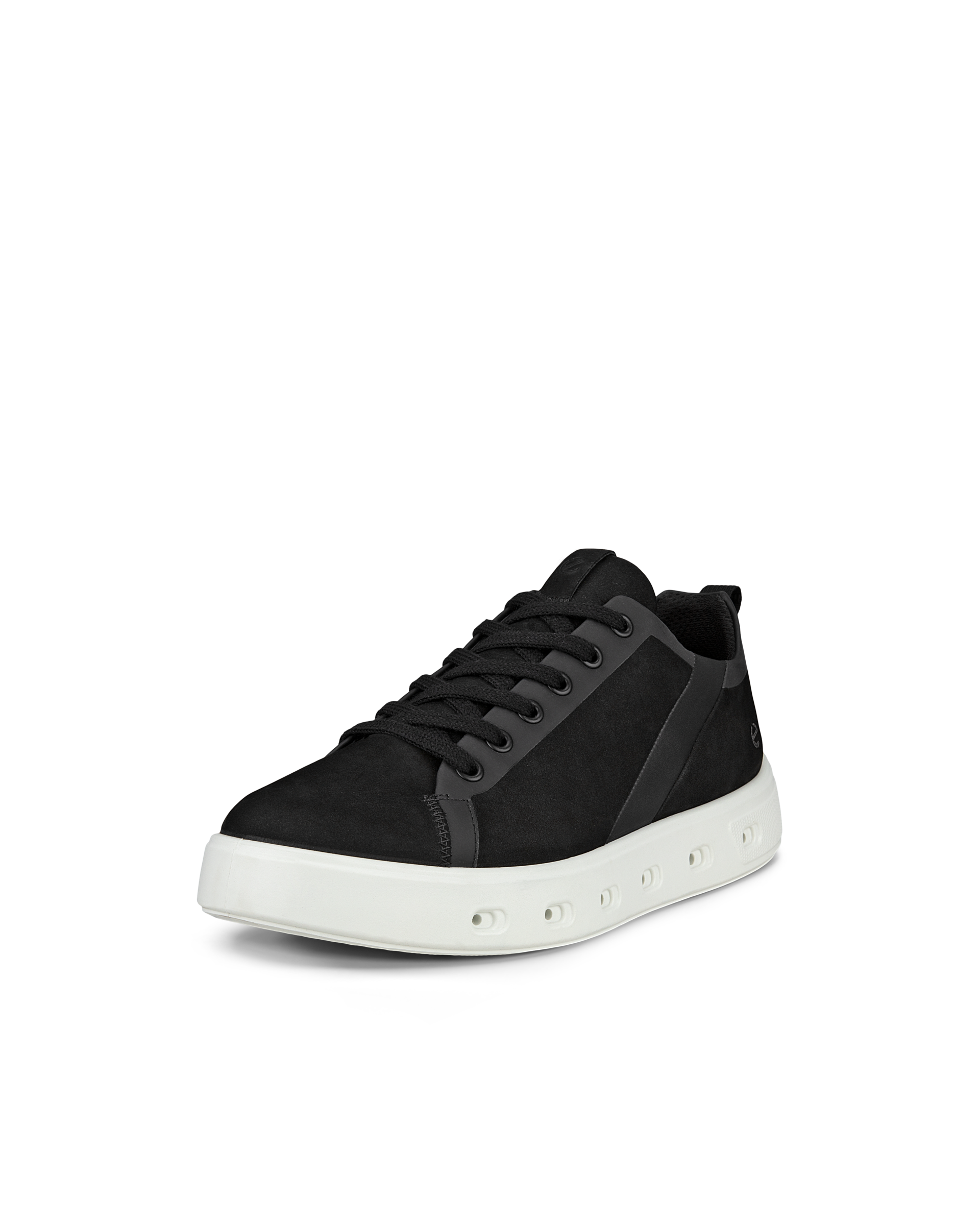 Women's ECCO® Street 720 Nubuck Gore-Tex Sneaker - Black - Main