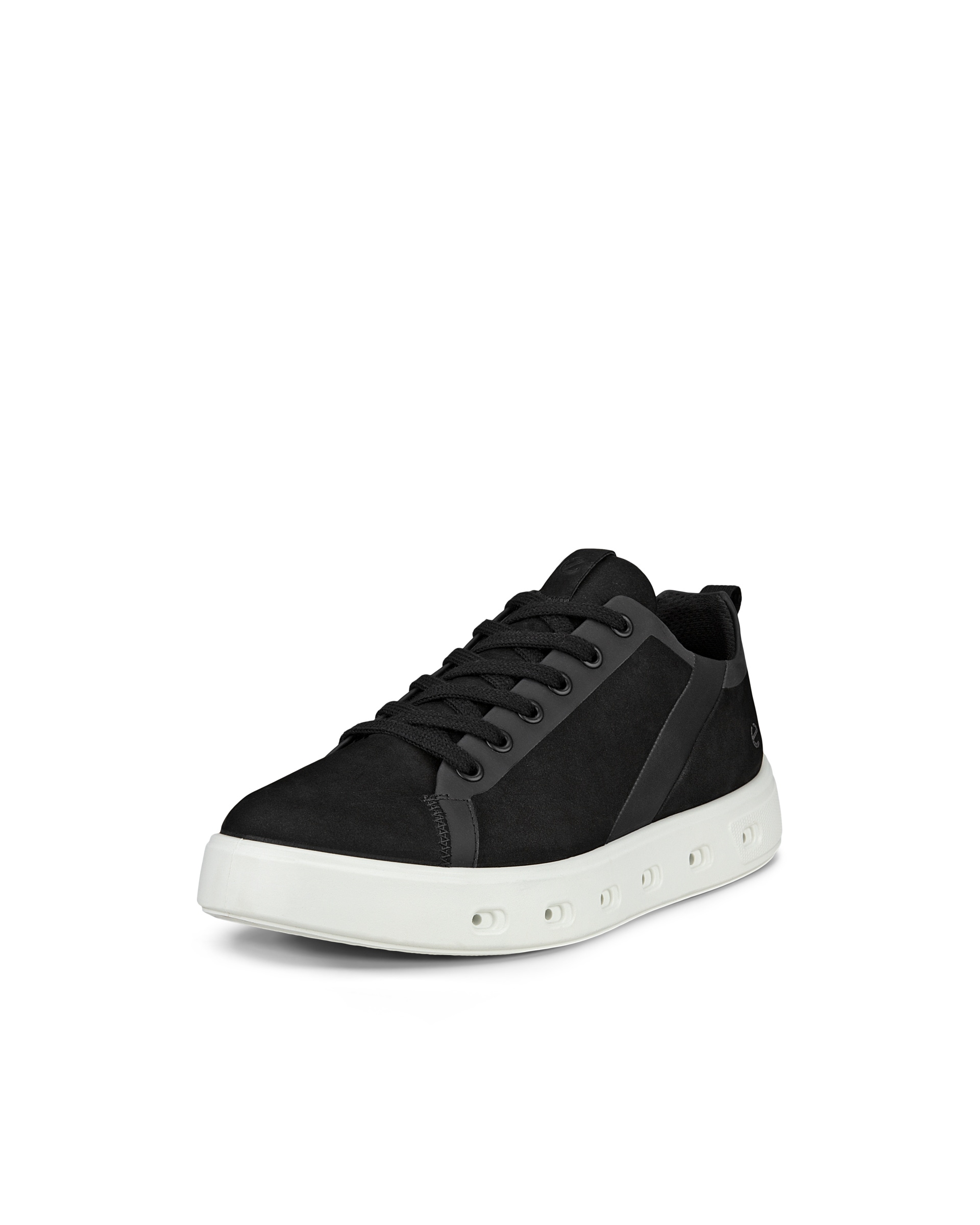 Women's ECCO® Street 720 Nubuck Gore-Tex Sneaker - Black - Main