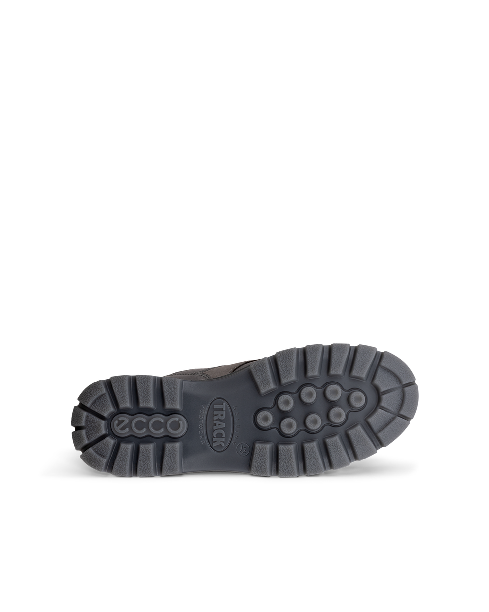 Zapatos de piel con puntera pespunteada Gore-Tex ECCO® Track 25 para hombre - Gris - Sole