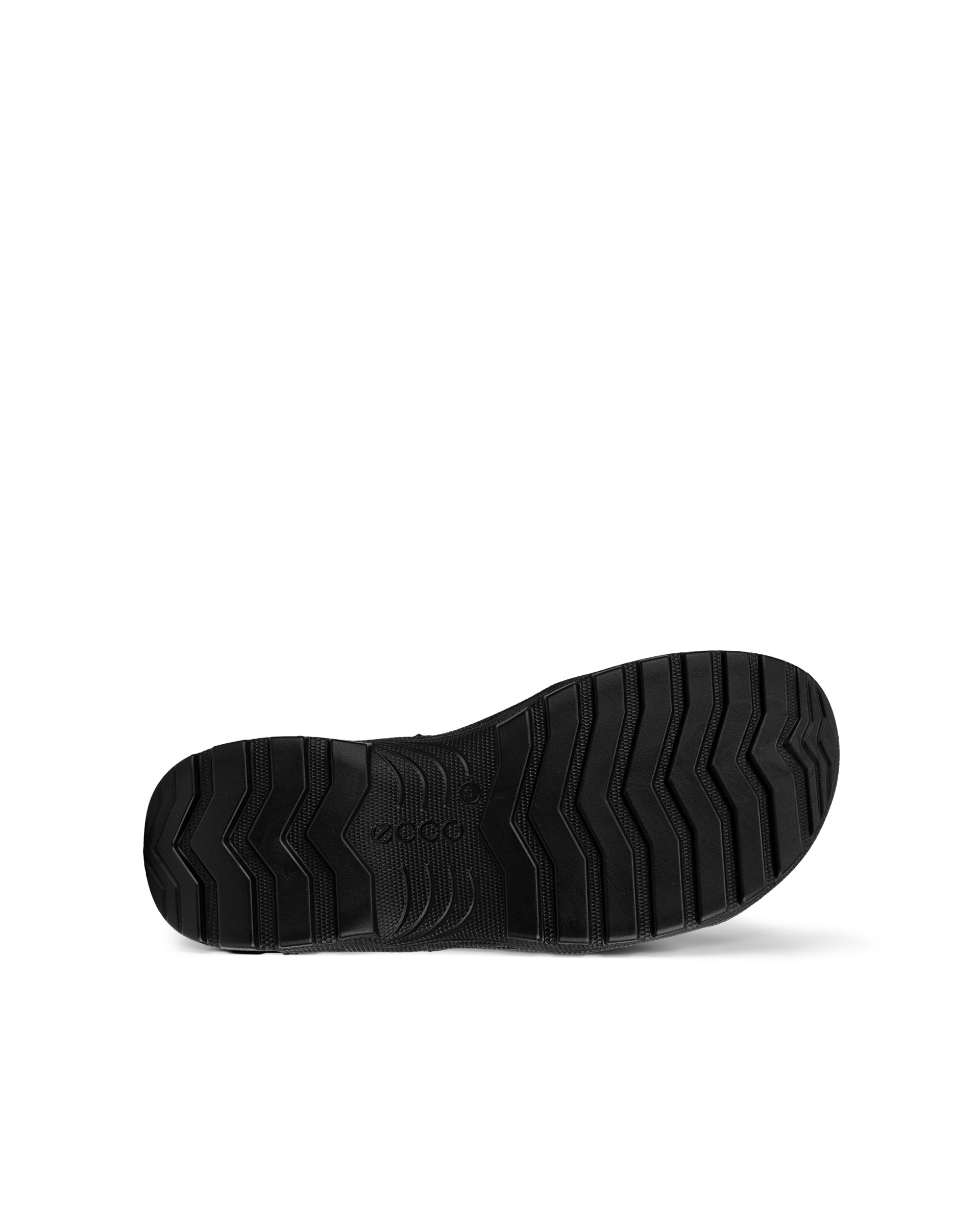 Men's ECCO® Onroads Nubuck Outdoor Sandal - Black - Sole