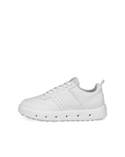 Zapatos golf de piel Gore-Tex ECCO® Golf Street 720 para mujer - Blanco - Outside