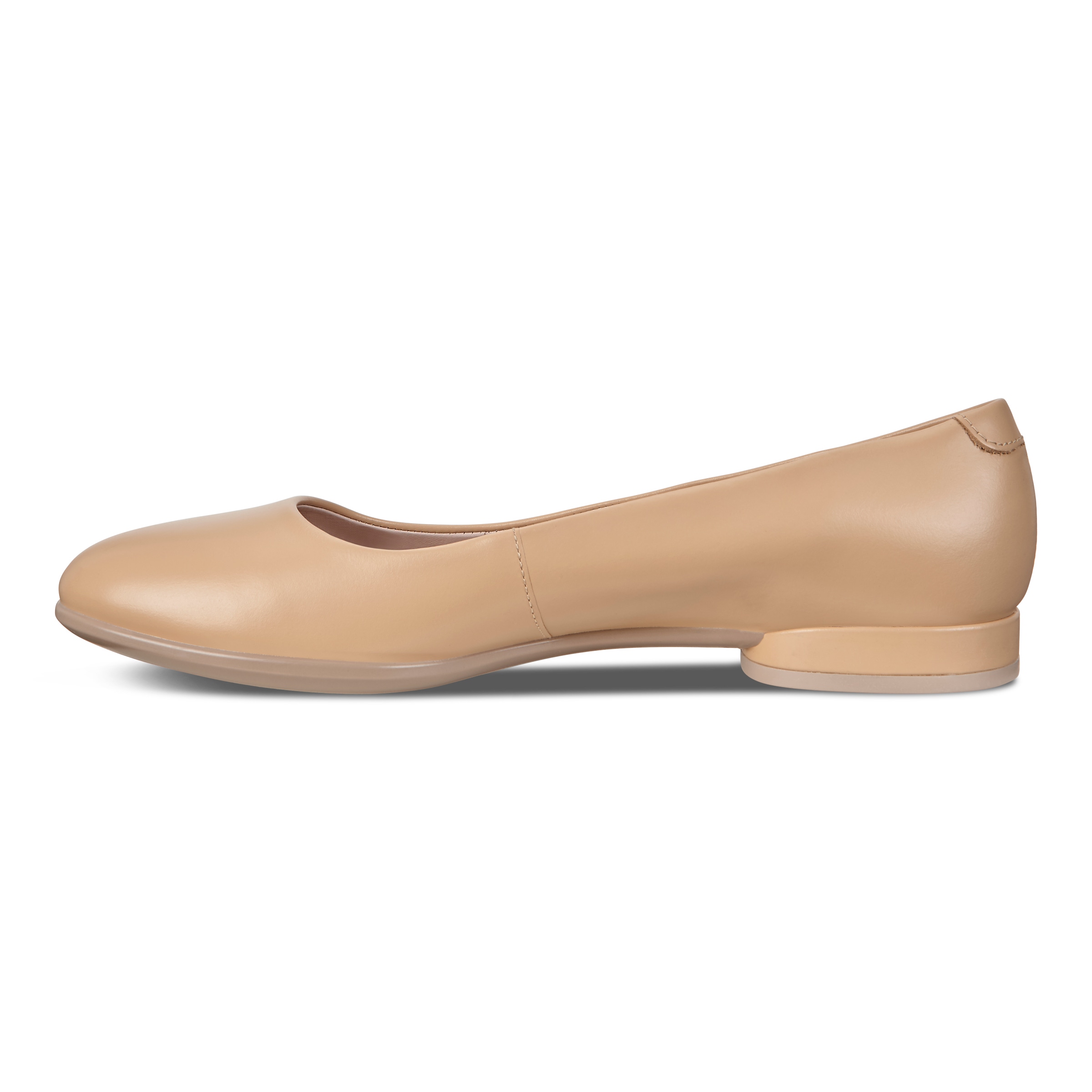 ECCO Anine ウィメンズ レザーバレリーナ - Beige - Inside