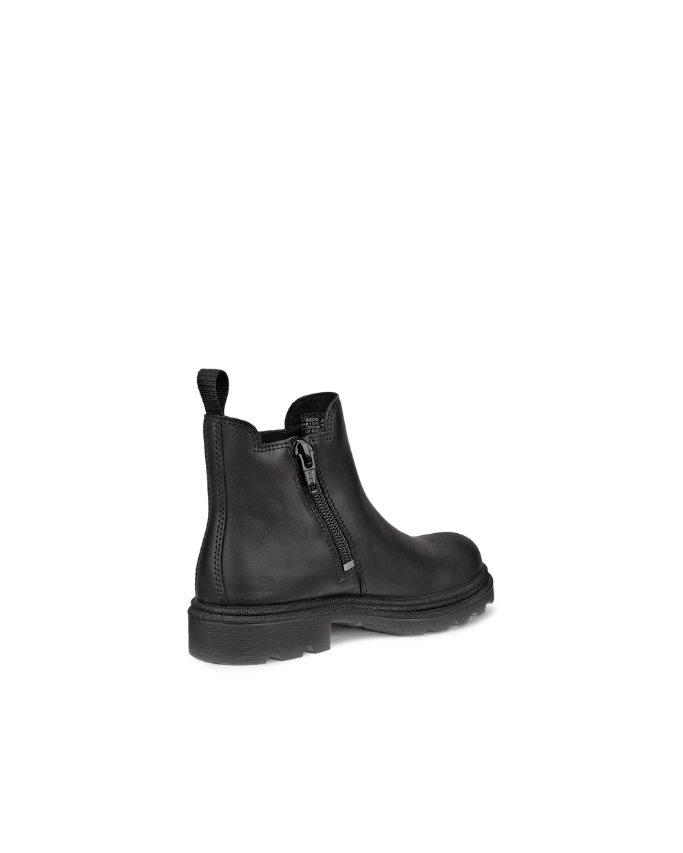 Botas Chelsea impermeable de piel ECCO® Grainer para niño/a - Negro - Back