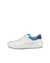 Men's ECCO® Golf Tray Leather Shoe - White - Outside