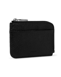 ECCO ZIPPED CARD CASE - Black - Main