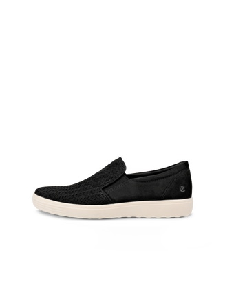 ECCO MEN'S SOFT 7 SLIP-ON - Black - Outside