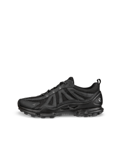 Men's ECCO® BIOM C-Trail Textile Outdoor Sneaker - Black - Outside