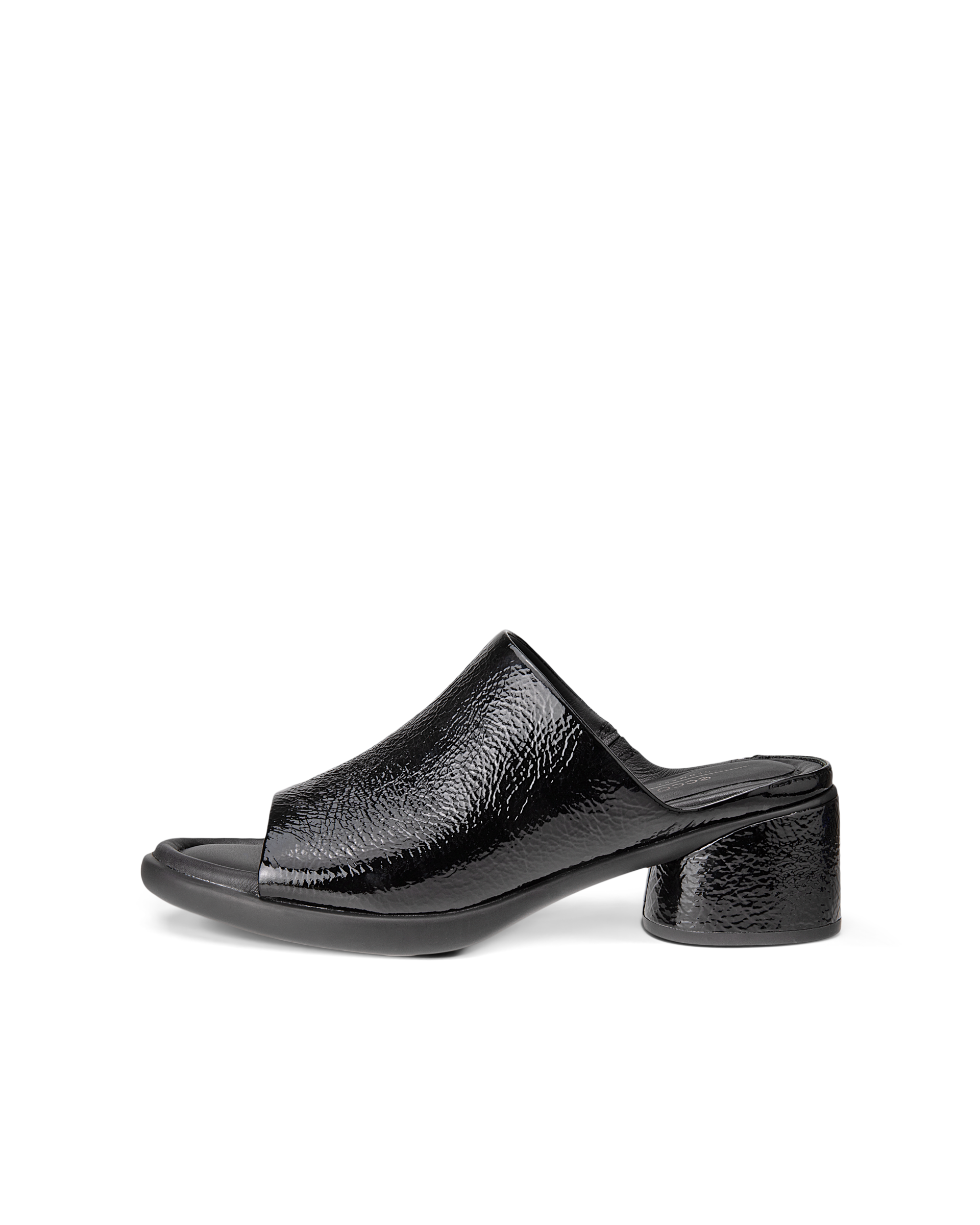 여성용 ECCO® Sculpted Sandal LX 35 가죽 뮬 샌들 - Black - Outside