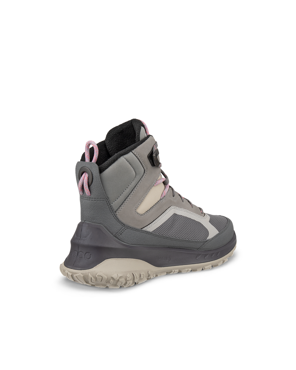 Botas de montaña impermeable de nobuk ECCO® ULT-TRN para mujer - Gris - Back