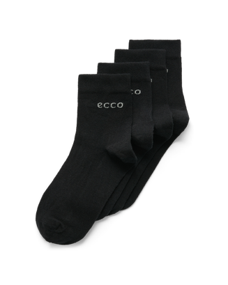 ECCO® Play keskmise lõikega vastupidavad sokid (2 tk) unisex - Must - Main