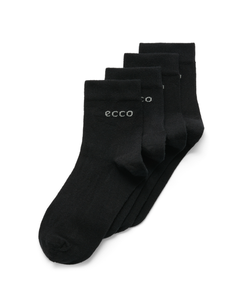 ECCO® Play keskmise lõikega vastupidavad sokid (2 tk) unisex - Must - Main