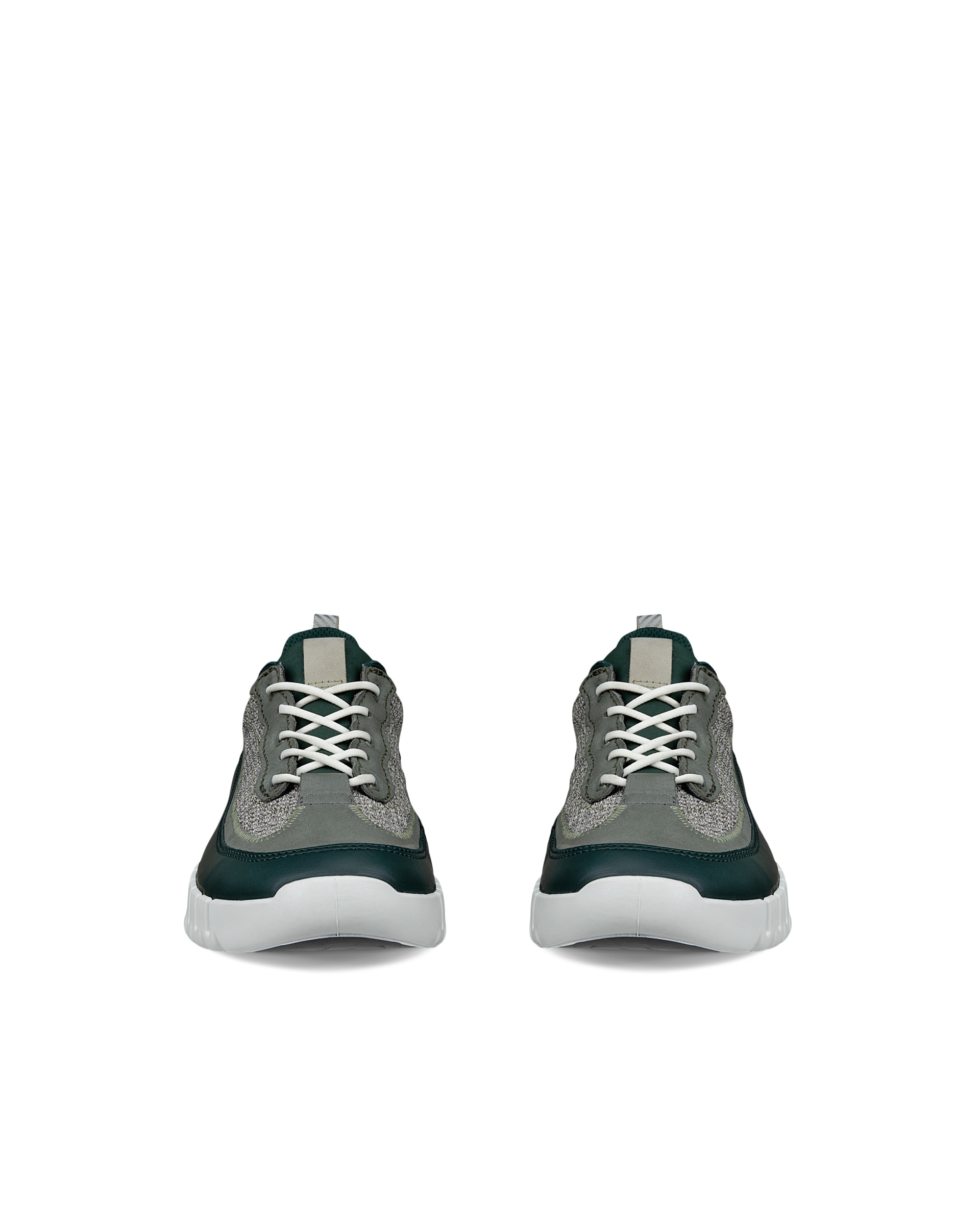 Pánske kožené tenisky ECCO® GRUUV - Zelená - Front pair