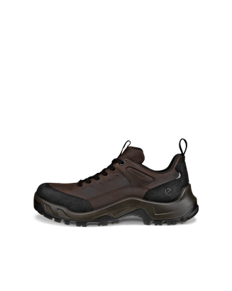 Men's ECCO® Offroad Nubuck Waterproof Hiking Sneaker - Brown - Outside