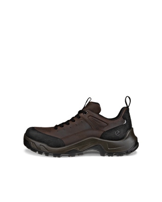 Men's ECCO® Offroad Nubuck Waterproof Hiking Sneaker - Brown - Outside