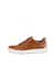 Men's ECCO® Soft Classic Leather Sneaker - Brown - Outside