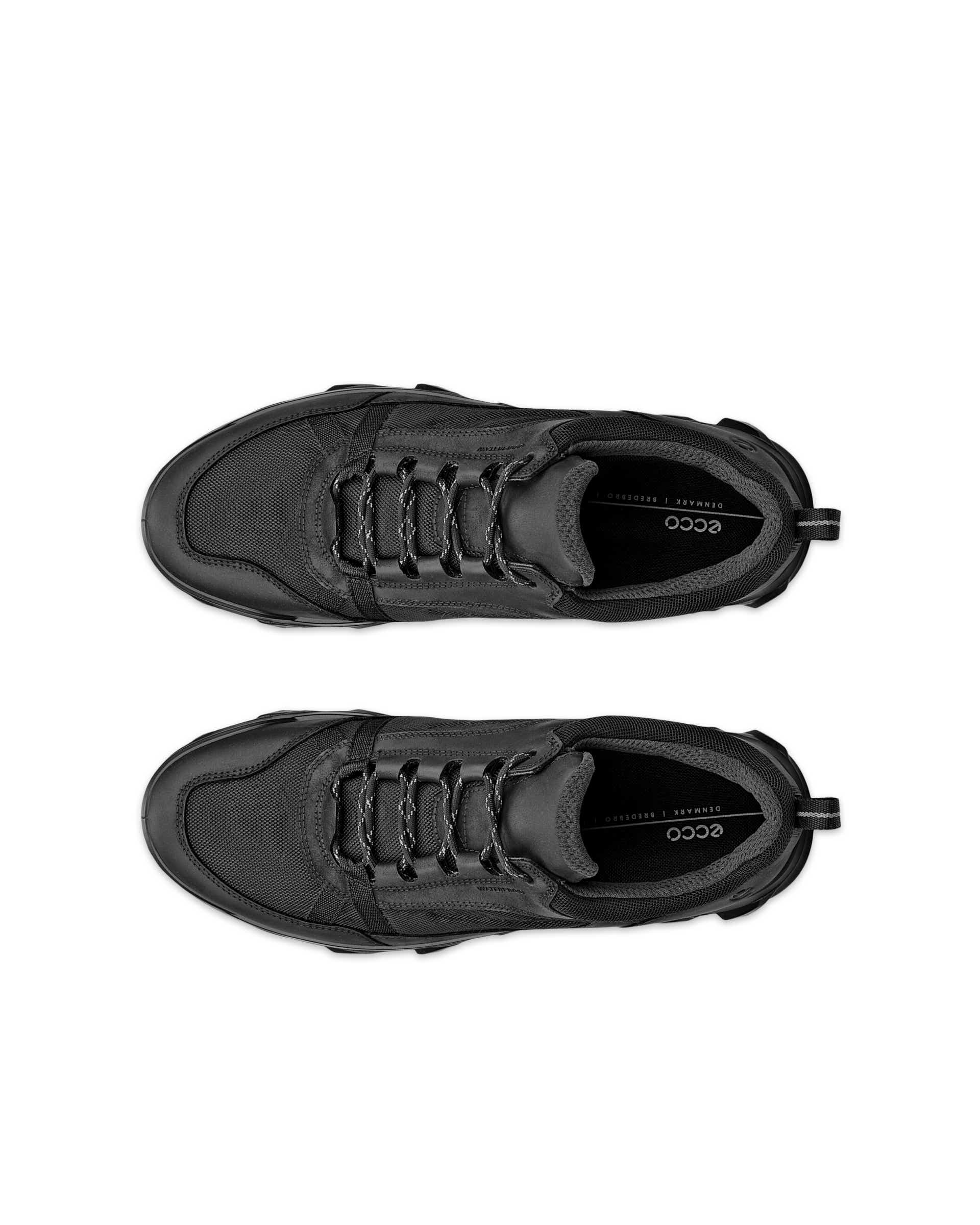 Pánske outdoorové nubukové tenisky ECCO® MX - Čierna - Top left pair