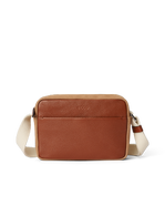 ECCO® East-West Leather Crossbody Bag - Brown - Main