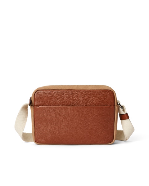 ECCO East West Leather Crossbody Bag Brown