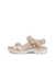 ECCO WOMEN'S YUCATAN SANDAL - Beige - Outside