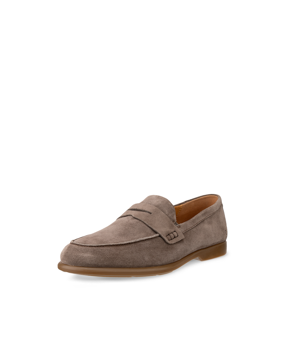 ECCO City Tray Lite Suede Loafers - Brown - Main