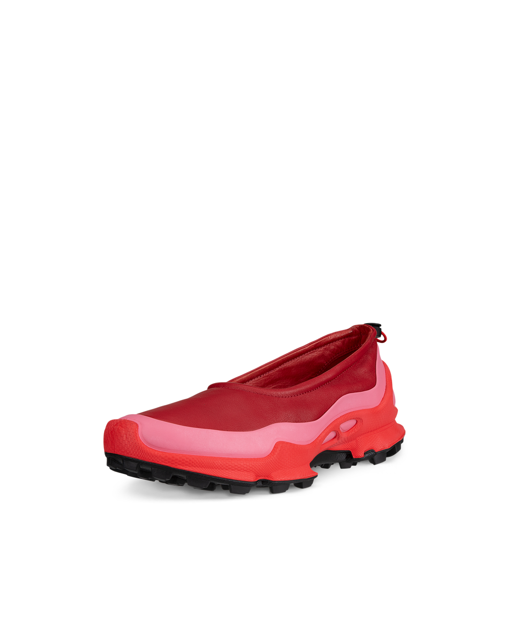 Zapatillas de piel sin cordones ECCO® Biom C-Trail para mujer - Rojo - Main