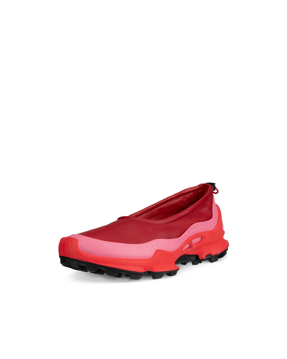 Zapatillas de piel sin cordones ECCO® Biom C-Trail para mujer - Rojo - Main