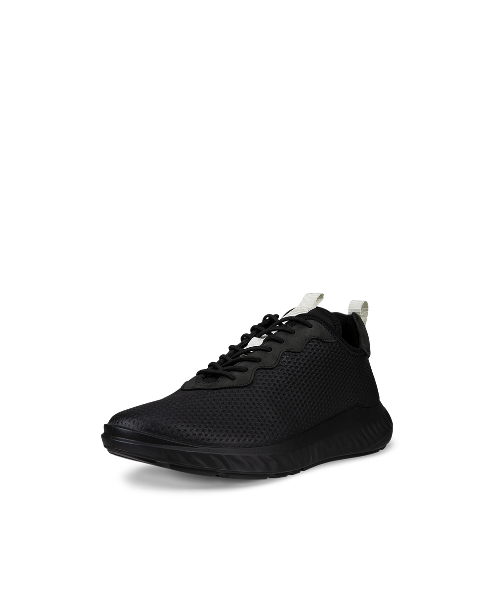 Men's ECCO® ATH-1FM Leather Sneaker - Black - Main