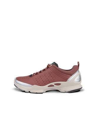 Women's ECCO® BIOM C Leather Sneaker - Red - Outside