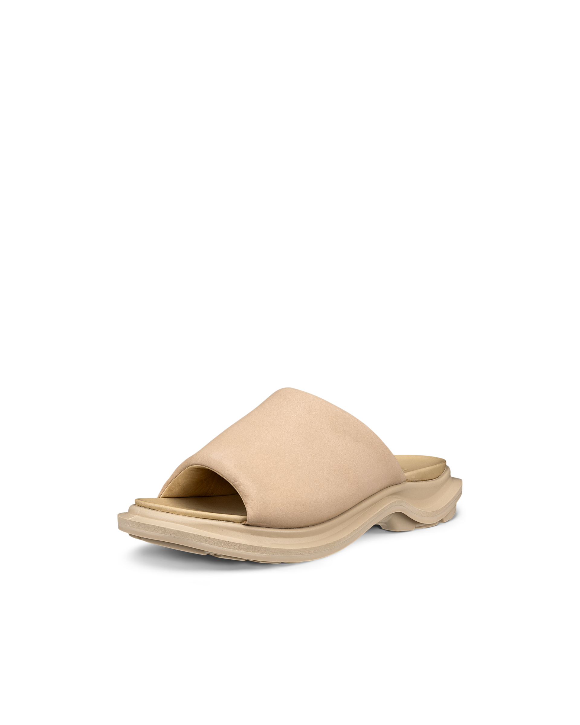 Women's ECCO® Offroad Nubuck Walking Sandal - Beige - Main