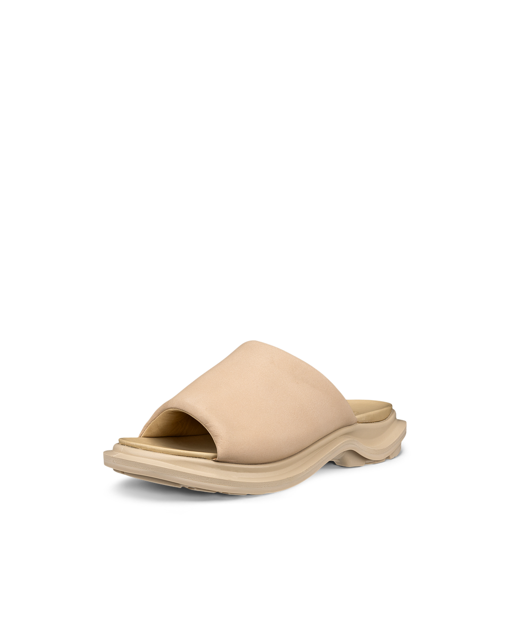 Women's ECCO® Offroad Nubuck Walking Sandal - Beige - Main