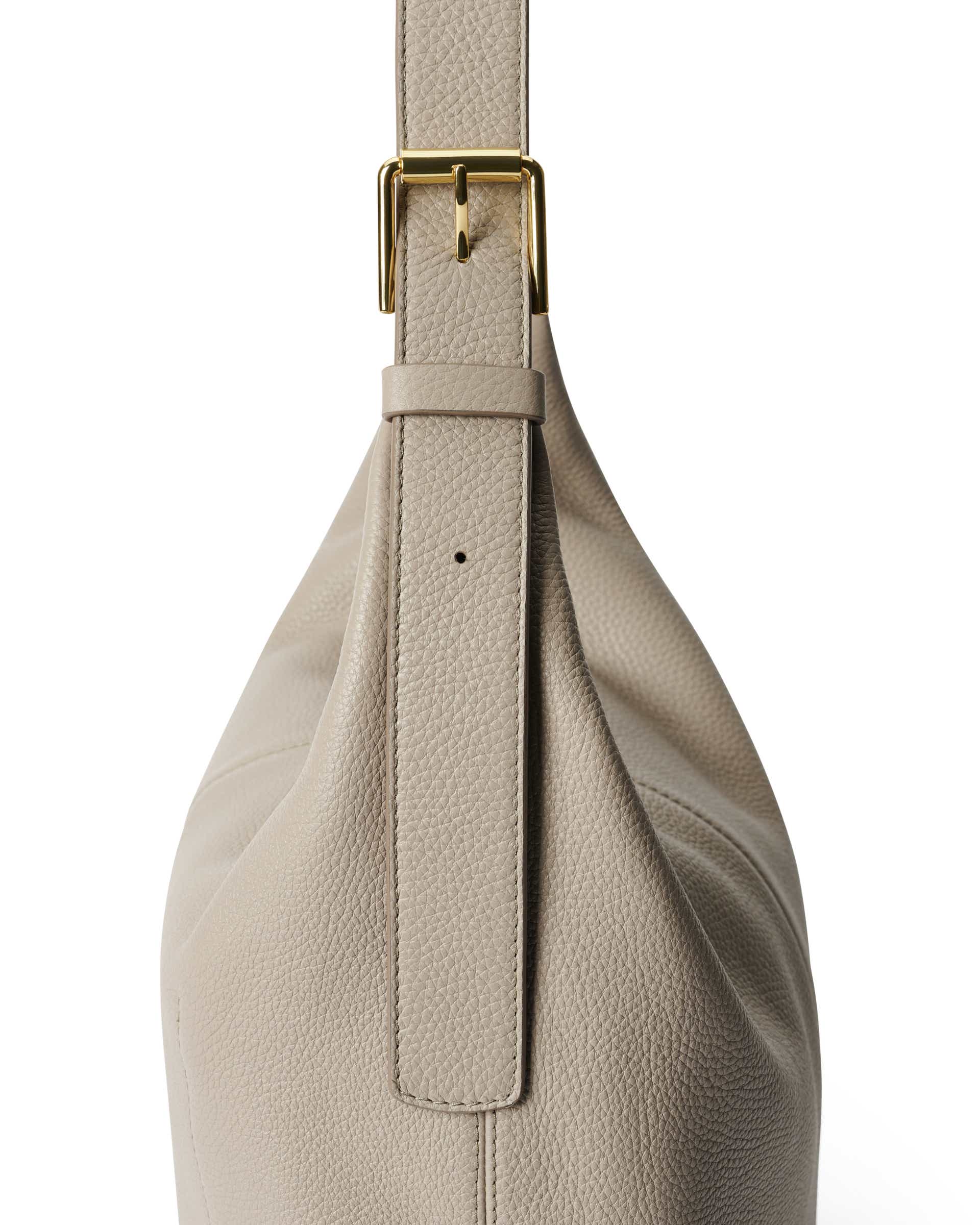 ECCO® Hobo kožna torba hobo - Bež - Detail-2