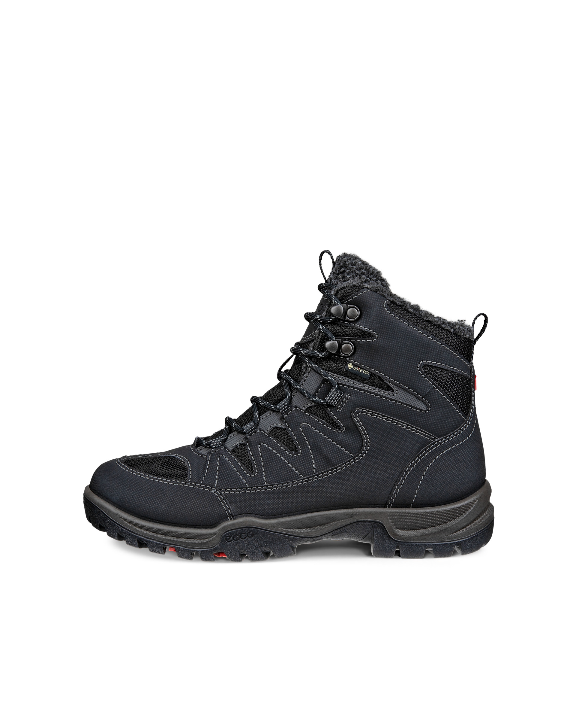 Women's ECCO® Xpedition III Gore-Tex Mid-Cut Outdoor Boot - Black - Outside