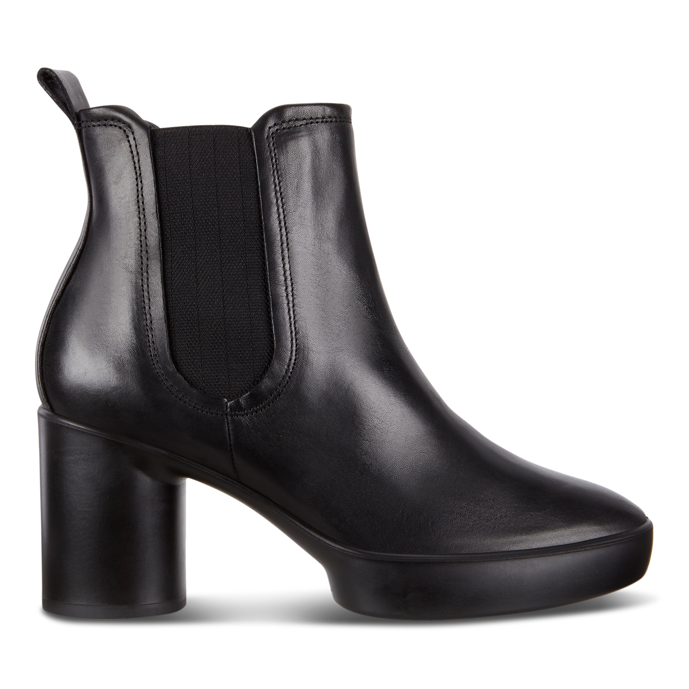 ECCO Shape Sculpted Motion 55 Chelsea Boot - Black - Outside