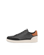 Men's ECCO® Street Lite Leather Sneaker - Grey - Outside