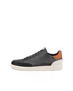 Men's ECCO® Street Lite Leather Sneaker - Grey - Outside