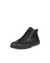 Men's ECCO® Street Tray Leather Gore-Tex High-Top Sneaker - Black - Main