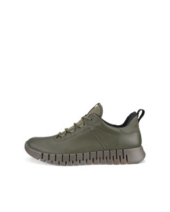 ECCO Men's Gruuv Waterproof Sneakers - Green - Outside