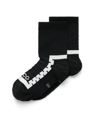 Unisex ECCO® Functional Mid-Cut Socks - Black - Main