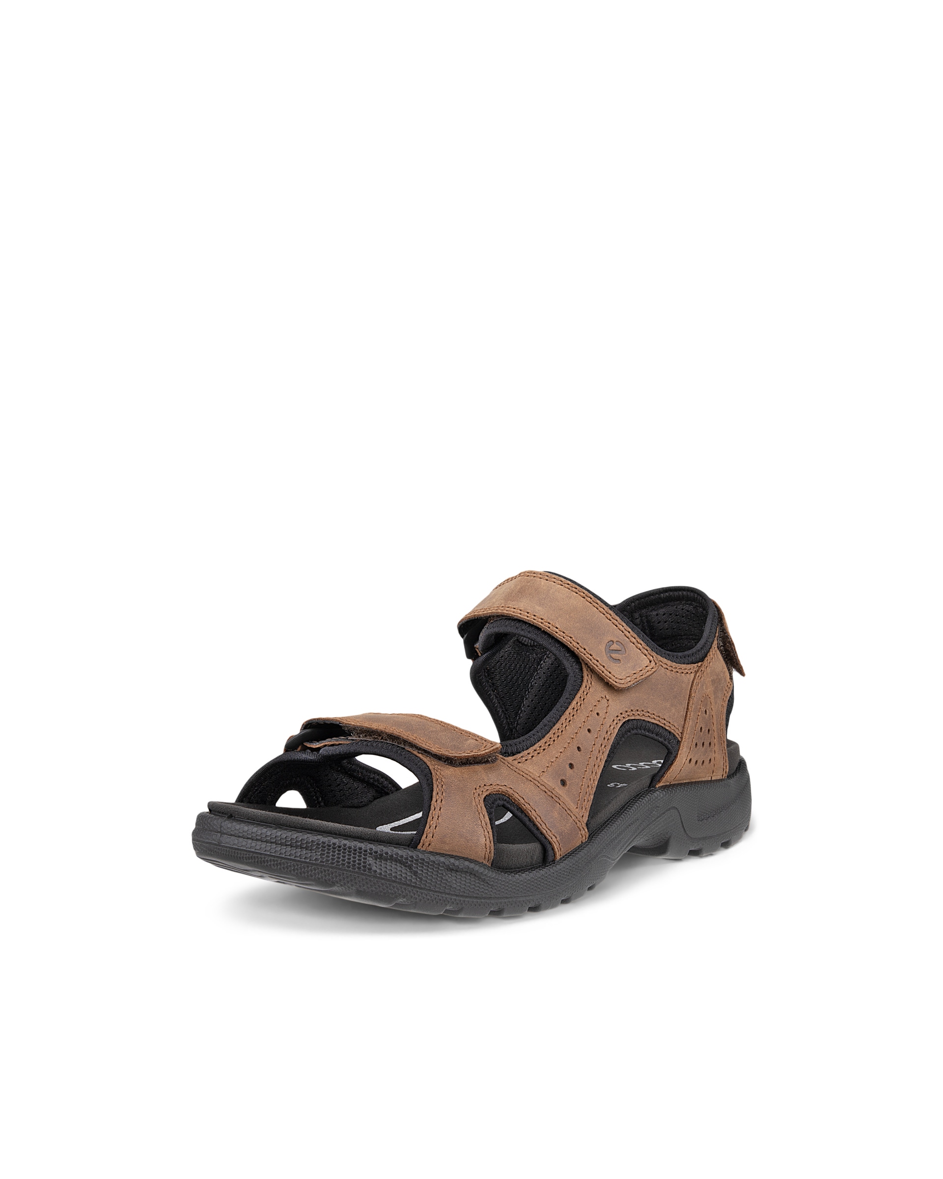 Men's ECCO® Onroads Nubuck Walking Sandal - Brown - Main