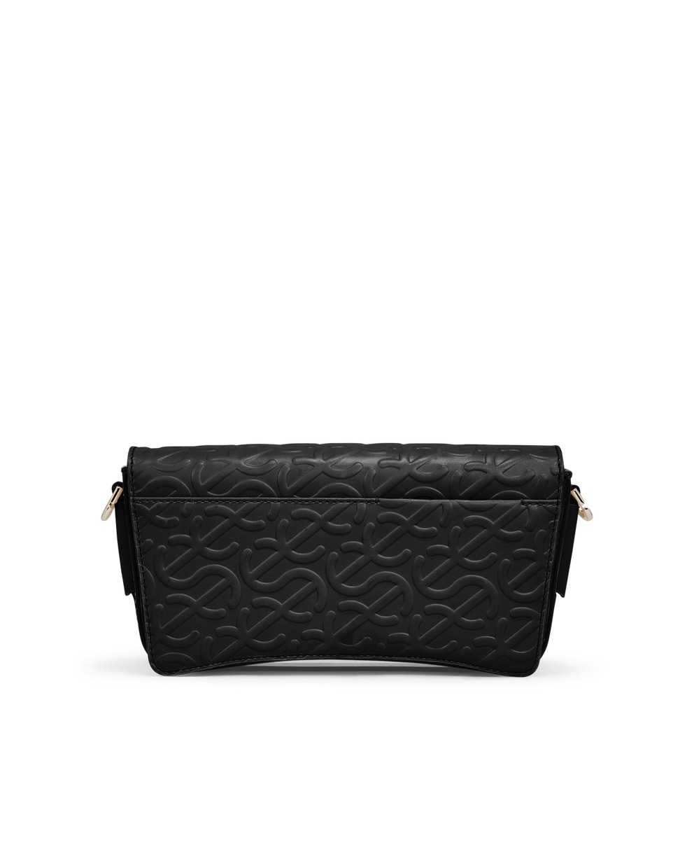 ECCO® Wave Leather Pinch Crossbody Bag - Black - Back