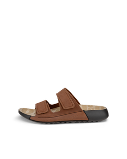 ECCO Cozmo Women's 2-strap Slide Sandal - Brown - Outside