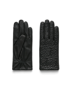 ECCO Womens Quilted Gloves - Black - Main